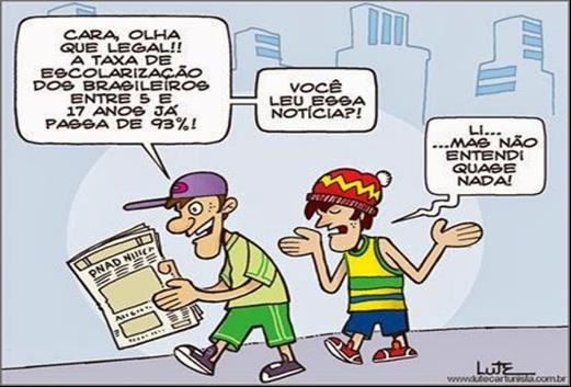 Números que retratam os problemas da Educação no Brasil 97% de estudantes entre 7 e 14 anos estão na escola; Para cada 100 alunos que entram na 1ª série: 47 terminam o 9 Ano; 14 o ensino médio; 11 a