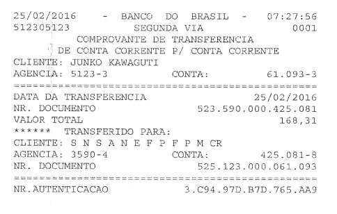 41 25/fev Transferência On