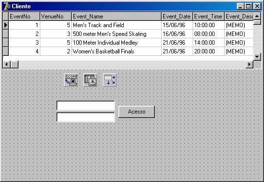 Após termos conectado o TDCOMConnection ao Remote Data Module, vamos ligar o TClientDataSet ao Remote Data Module através do TDCOMConnection.