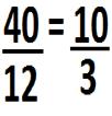 Na fração, a parte de cima é chamada de numerador, e indica quantas partes do inteiro foram utilizadas.