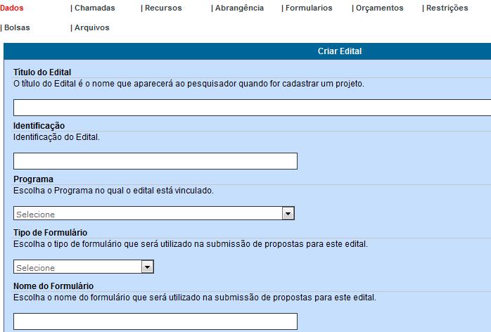 1.3.2.1 Dados do Edital.