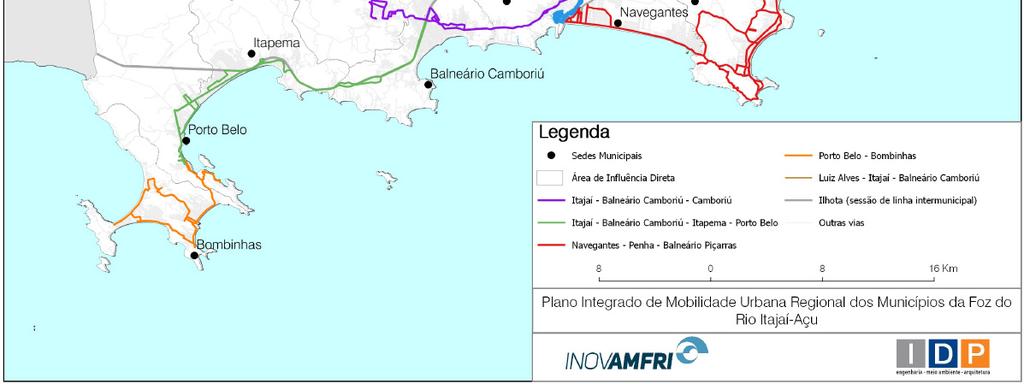 Além do transporte interurbano, a Viação Praiana é responsável pelo transporte municipal de Itapema e Camboriú. Outra companhia que realiza transporte interurbano na região é a Auto Viação Rainha.