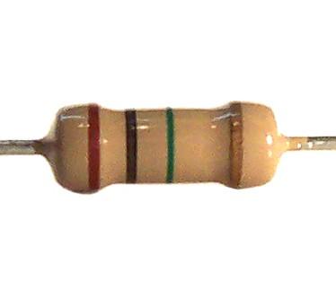 Resistor: Queimando energia Marron Preto Verde -