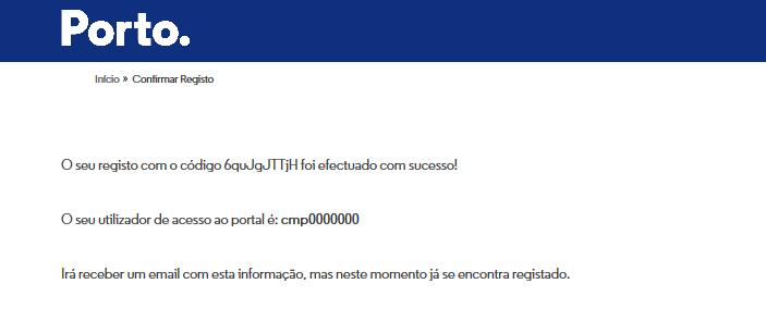 Insira a uma Palavra-Chave à sua escolha, de acordo com as regras constantes no ecrã, que será utilizada sempre que pretenda aceder à plataforma em conjunto com o nome do Utilizador.