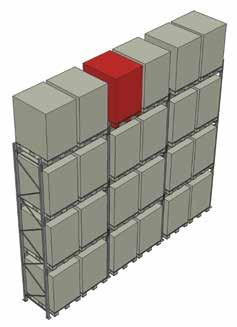 MÓDULO Define-se como MÓDULO o alinhamento vertical ocupado por todas unidades de palete + carga, entre dois