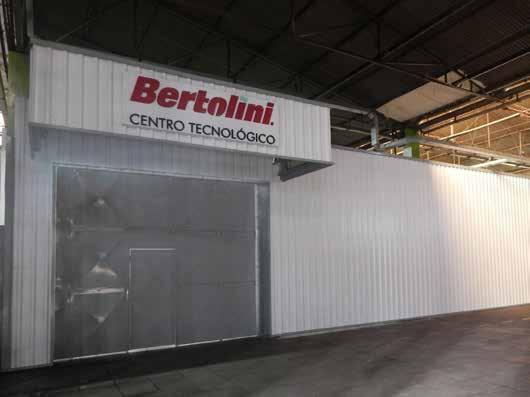 CENTRO TECNOLÓGICO O Centro de Tecnologia da Bertolini, criado em agosto de 2009 e reinaugurado em abril de 2017, é um dos mais modernos laboratórios de análise de