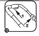 Quando alcançar a posição desejada, solte a alavanca para permitir que o puxador permaneça nessa posição. 12.