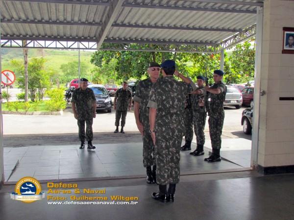 TC Nogueira recepcionando CMSE e ComAvEx A cerimônia foi presidida pelo Gen. Ex.