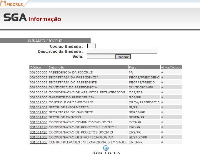 Caso o usuário não saiba qual o código da unidade que ele deseja encaminhar o documento, ele poderá fazer a busca da seguinte forma: 1- Colocar a sigla, a unidade, e fazer a busca 2- Não sabe qual a