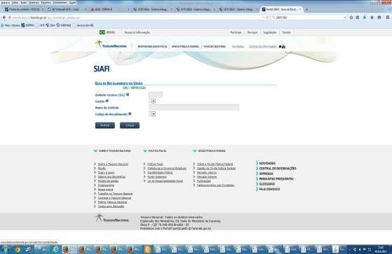 ANEXO III INSTRUÇÕES PARA PAGAMENTO DA INSCRIÇÃO Guia de Recolhimento da União 1 - Acessar o site: http://consulta.tesouro.