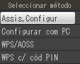 Utilizores e Ree sem fios 20 Configurção mnul prtir o pinel e ontrolo utilizno o Assistente e Configurção (Mintosh, Equipmentos Móveis e Winows ) Se tiver iniio onfigurção sem fios prtir o psso 8