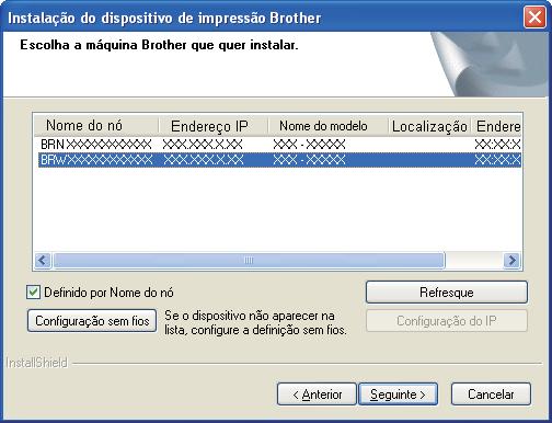 Ree sem fios Winows Quno preer este erã, seleione Altere s efinições port Firewll pr onsentir onexão e ree e ontinue om instlção. (Reomeno) e lique em Seguinte.