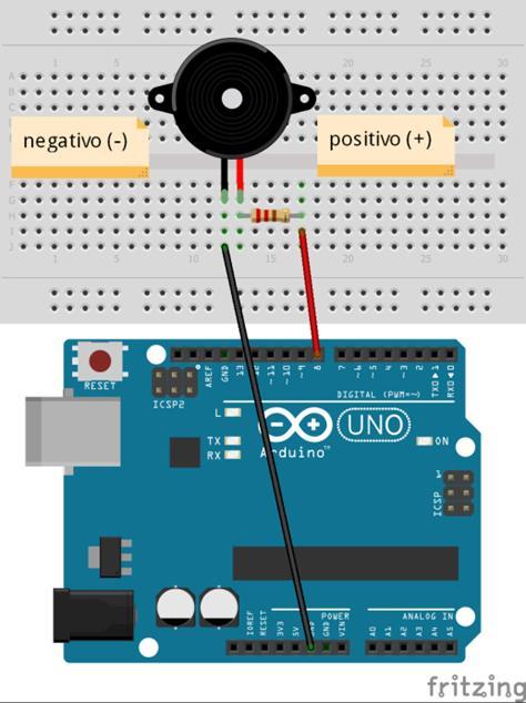 Passo 1: Montagem do circuito Figura 3.12: Ligação do Buzzer ao Arduino Conforme ilustra a Figura 3.