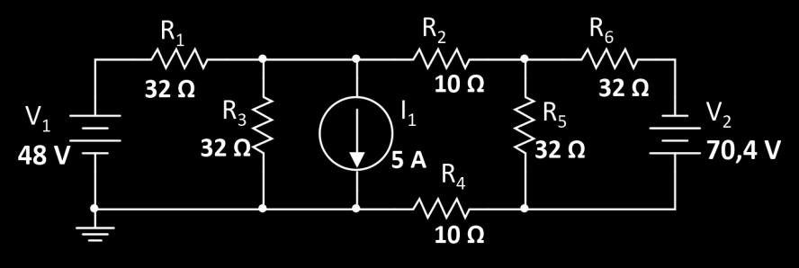 na figura ao lado? a) I R3 =2,93 A b) I R3 =1,46 A c) I R3 =6 A d) I R3 =4,4 A 2.