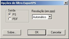 FILTROS DO HOT FOLDERS 65 Uso do filtro ExportPS O filtro ExportPS foi desenvolvido pela Creo-Scitex como opção ao seu fluxo de trabalho de impressão Brisque.