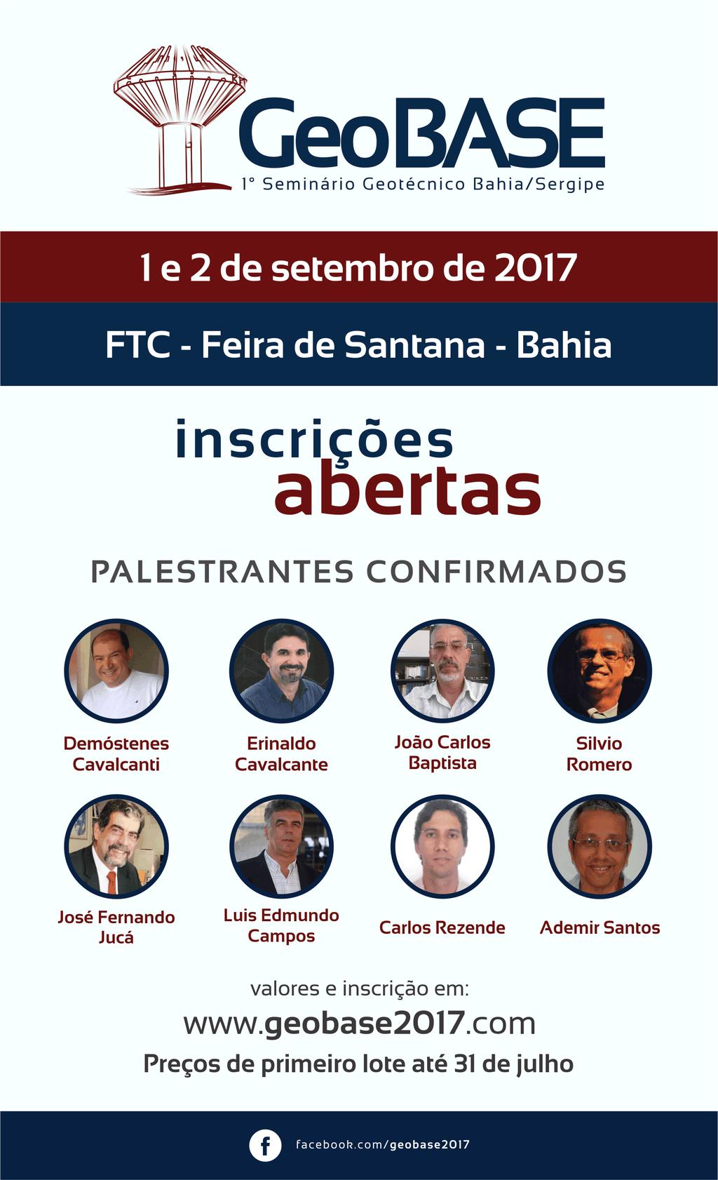 Sorteio Inscrições GEOBASE - I