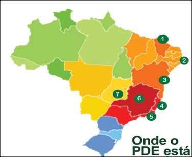 PDE Brasil Em 2007, com os resultados do Programa no Rio de Janeiro, o PDE passou a despertar interesse de outros Estados de atuação da ABCP.