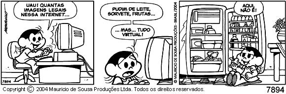 11- Leia a tirinha e responda: a) Qual a reação da Magali no 2º quadrinho? Justifique sua resposta. R.: 12- Leia: A HERANÇA DA CRIANÇA... Vejam o que o homem deixará para a gente: uma bola.