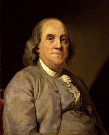 Benjamin Franklin (1706 1790) Foi, entre