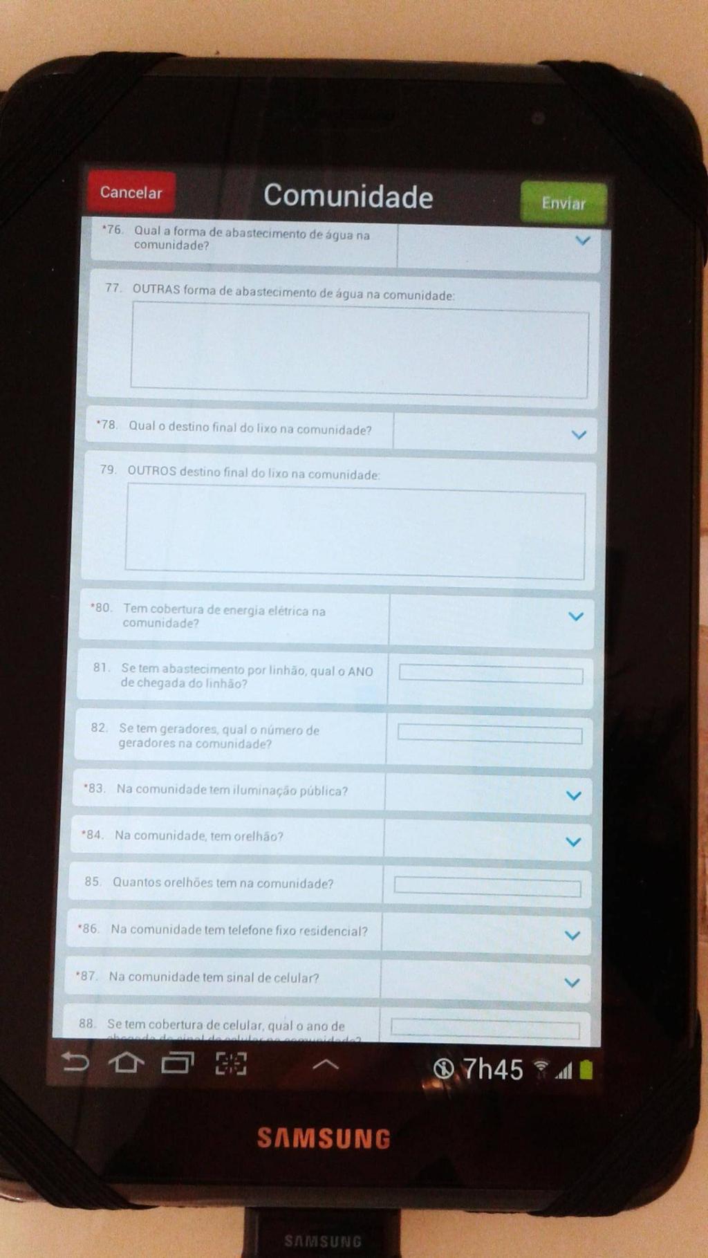 Um novo desafio!! Conversão dos questionários Analógicos em Digitais: Ajustes e adaptações ões. http://www.quicktapsurvey.