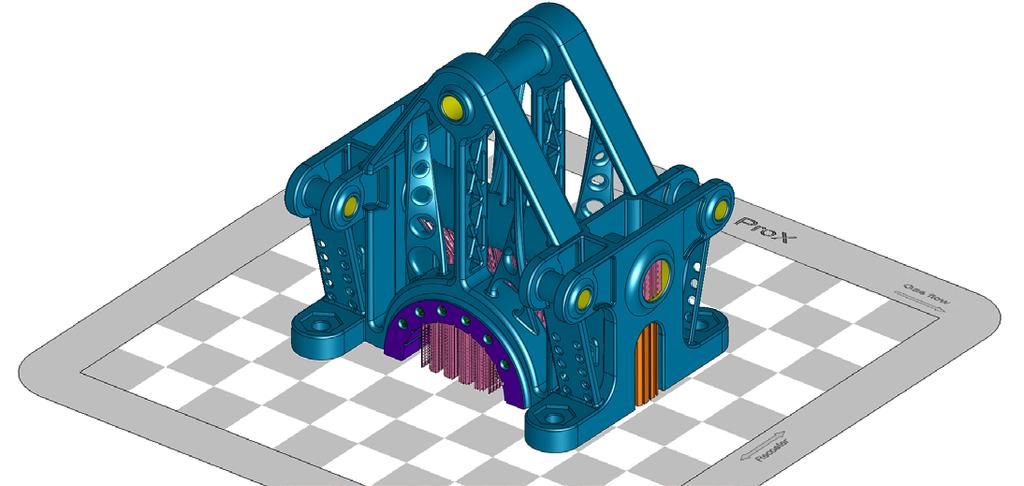 Otimize as estratégias de impressão para reduzir o tempo de impressão e garantir a qualidade O 3DXpert permite que