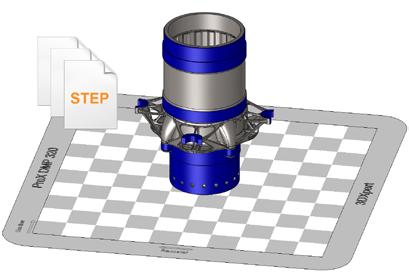 Isso permite preparar a peça para impressão usando recursos paramétricos baseados em histórico. Comece a trabalhar imediatamente com a recuperação automática de geometrias STL e de B-rep.