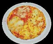 Tomato, cheese, tuna and onion Pizza Firenze Tomate, queijo, fiambre, salame e cogumelos Tomato, cheese, ham, salami and mushrooms Pizza 4 Stagioni (4 Seasons) Tomate, queijo, fiambre, salame,