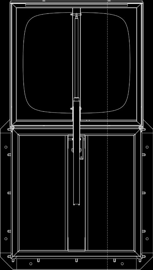 QUADRO MÓVEL Quadro móvel realizado em aço galvanizado.