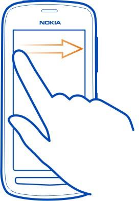 Utilização básica 21 Exemplo: Pode arrastar itens no ecrã principal ou ao gerir o menu principal. Mover Coloque o dedo no ecrã e deslize-o rapidamente na direcção pretendida.