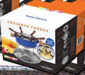 509 Cód. Barras: 7896863805097 Conjunto para fondue.