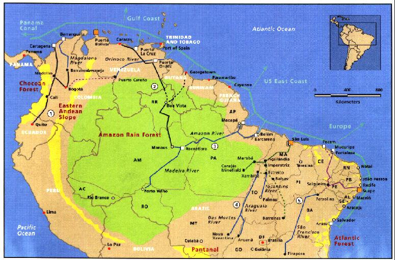 Roraima e as Rotas de comércio internacional Maracaibo Puerto Cabello La Guaira Guanta Ciudad Bolivar Georgetown RR RR Boa Vista Boa Vista / Maracaibo 2.290 Km Boa Vista / Puerto Cabello 1.