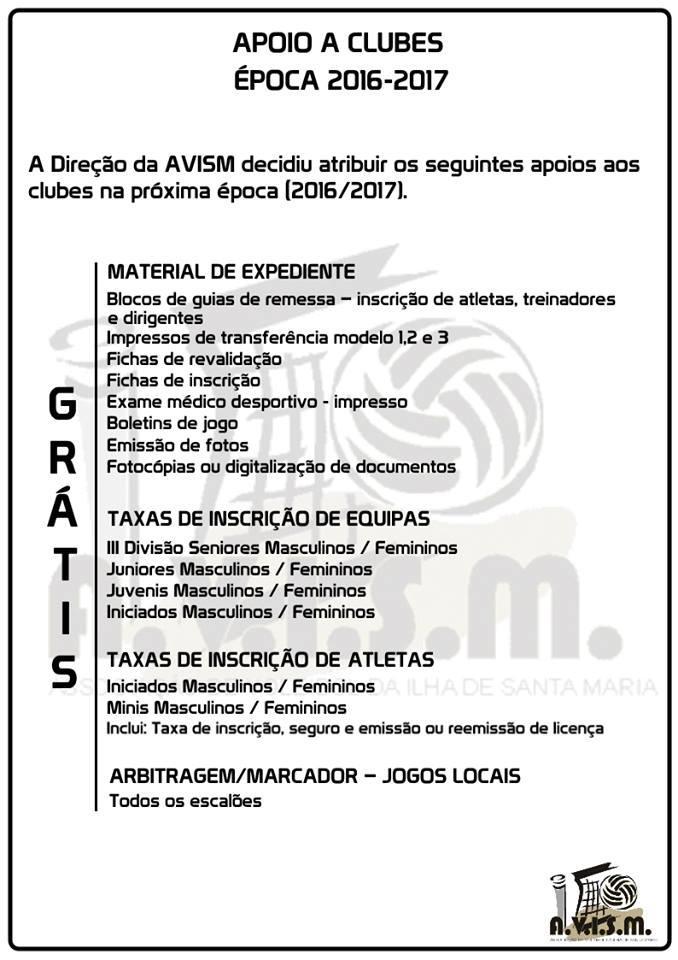 4. APOIO CLUBES PARA A