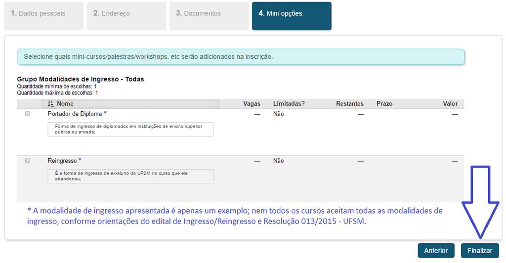 6.4 Em seguida, aparecerá na tela o resumo da inscrição e o botão GERAR BOLETO, que deverá ser clicado para que seja gerado o boleto e para possibilitar a sua impressão. 6.