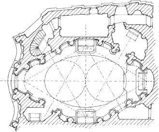 San Carlo Alle Quattro Fontane, de Borromini.