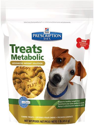 HILLS PRESCRIPTION DIET CANINE METABOLIC WEIGHT MANAGEMENT (BISCOITOS) Recomendado para cães obesos e com excesso de peso e manutenção de peso após redução de peso.