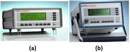 3. Materiais e métodos 53 dosimetria em uso clínico, enquanto que o eletrômetro UNIDOS é o padrão secundário usado em feixes de laboratório. Figura 3.8.