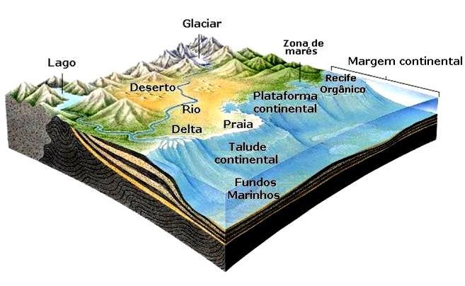 Qual o tipo de sedimentos