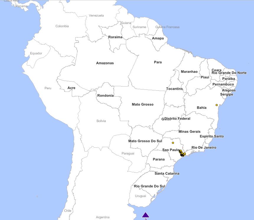 ESTADO ONDE MORA Informações extraídas do cadastro Informações sobre