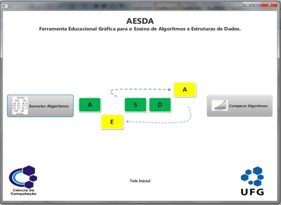 Na Figura 1 é apresentada a arquitetura da ferramenta AESDA, que é dividida em: i) Módulo de Interface Gráfica; ii) Módulo Gráfico; e iii) Módulo Algorítmico. 4.