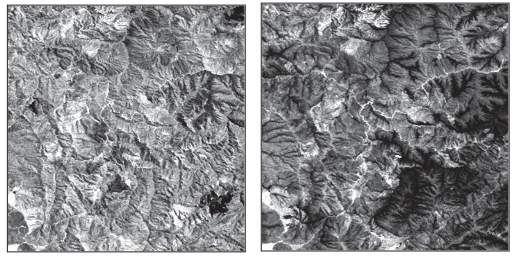 GSD (Ground Sample Distance)* 4,00 m * Dimensão do Elemento Amostral no Terreno Além da resolução espacial e radiométrica, um outro aspecto relevante é a Resolução Espectral Estruturas de