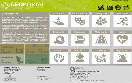 Portal digital de informação geográfica e