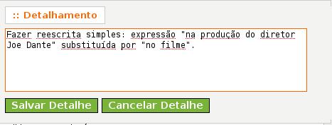 operação (Detalhar Operação), por exemplo, por meio da inserção de algum comentário.