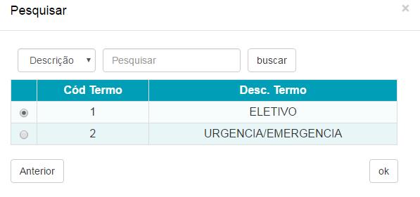 Portal do Prestador Guia SP/SADT - Liberação Em dados da solicitação, usuário