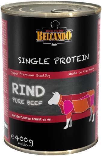 BELCANDO SINGLE PROTEIN BEEF (HUMIDO GRAIN FREE) Para cães adultos de todas as raças.