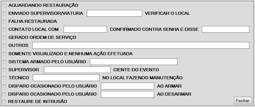 11. Atendendo Eventos Podemos verificar também se o alarme está armado ou desarmado (Figura 11.3).