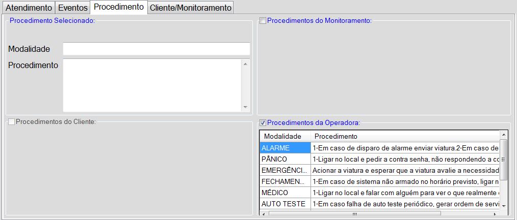 11. Atendendo Eventos Na próxima guia procedimentos (Figura