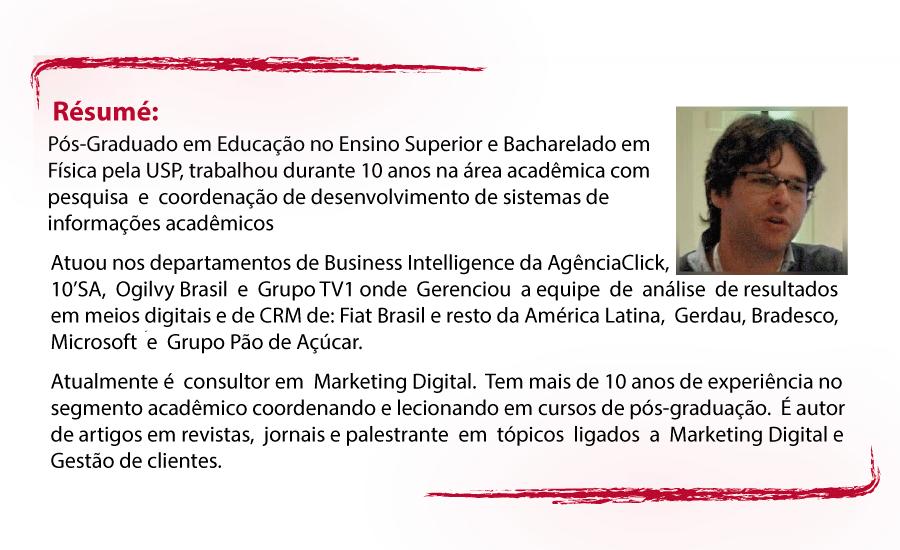 Dinâmica do curso As disciplinas do curso são apoiadas por aulas por web conferência conduzidas por professores com larga experiência profissional e acadêmica no respectivo tema, textos, indicações