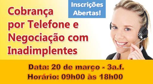 Data:... 20 / MARÇO / 18 DIURNO 3ª.f. - das 09h00 às 18h00 Inscrição:... até 08 / FEVEREIRO R$ 390,00 em até 3x de R$ 130,00 cada uma (boletos) - vencimentos 09/fevereiro, 09/março e 09/abril/18;.