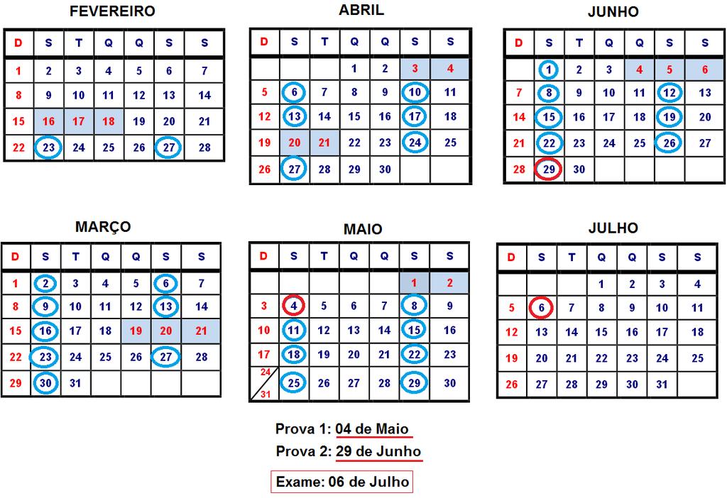 Calendário