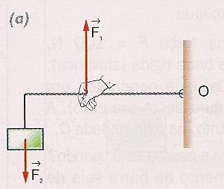 Tipos de alavancas Alavanca interpotente: